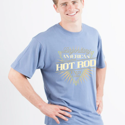 Legendary American Men's Bamboo Viscose/Organic Cotton Short Sleeve Graphic T-Shirt
