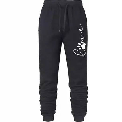 Leo Rosi Women's Love Dog Paw Print Joggers