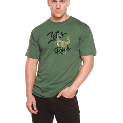Lets Rock Men's Bamboo Viscose/Organic Cotton Short Sleeve Graphic T-Shirt