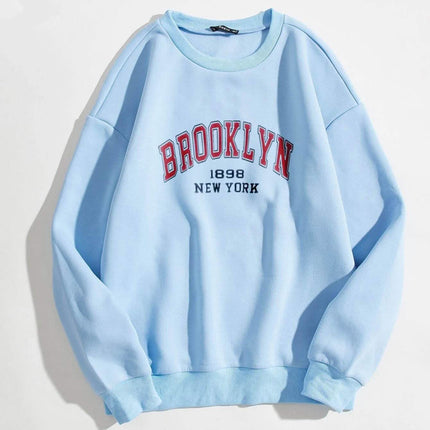 Letter Graphic Thermal Lined Sweatshirt