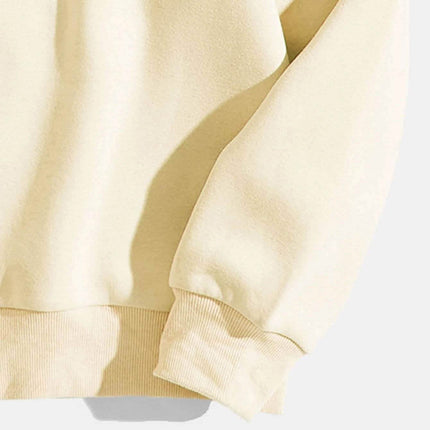 Letter Graphic Thermal Lined Sweatshirt