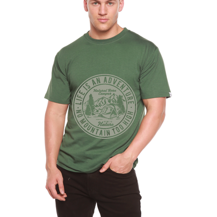 Life Is An Adventure Men's Bamboo Viscose/Organic Cotton Short Sleeve Graphic T-Shirt