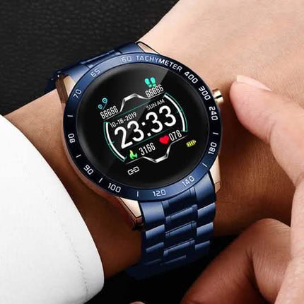 LIGE Steel Band Smart Watch