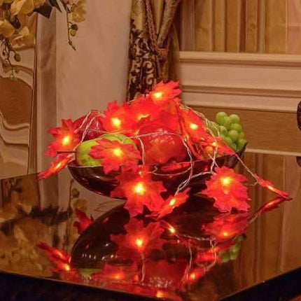 Lighted Fall Garland 40 LED String Light