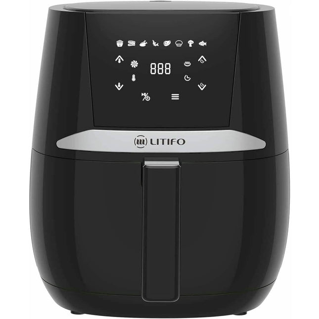 LITIFO 4.5QT Air Fryer with Digital LED Touch Screen Single Basket System