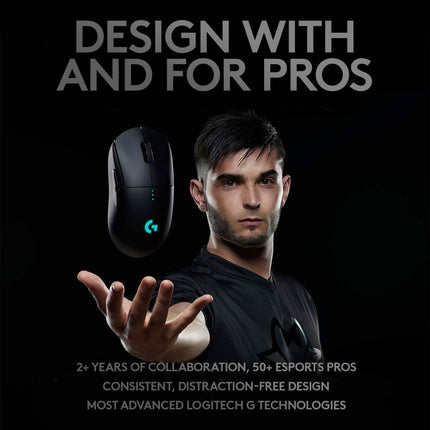 Logitech G Pro Wireless Gaming FPS Mouse with Advanced Gaming Sensor (Refurbished)