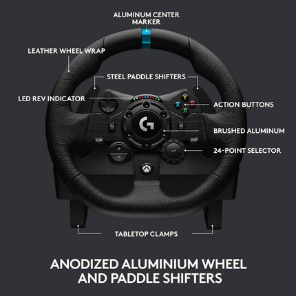 Logitech G923 Racing Wheel and Pedals (Refurbished)