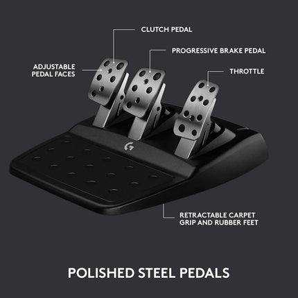 Logitech G923 Racing Wheel and Pedals (Refurbished)