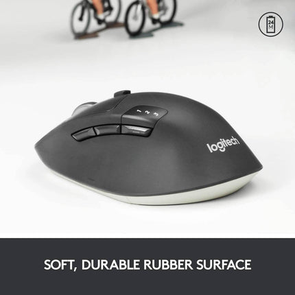 Logitech M720 Wireless Triathlon Mouse with USB Unifying Receiver (Refurbished)