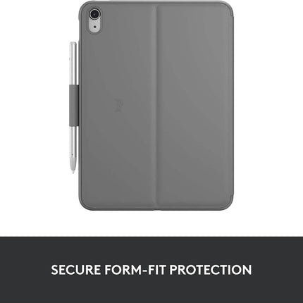 Logitech Slim Folio Bluetooth Keyboard Case for iPad (10th Generation) with Integrated Wireless Keyboard (Refurbished)
