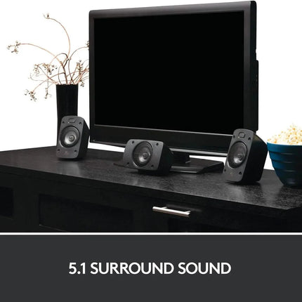 Logitech Z906 5.1 Surround Sound Speaker System - THX, Dolby Digital and DTS Digital Certified (Refurbished)