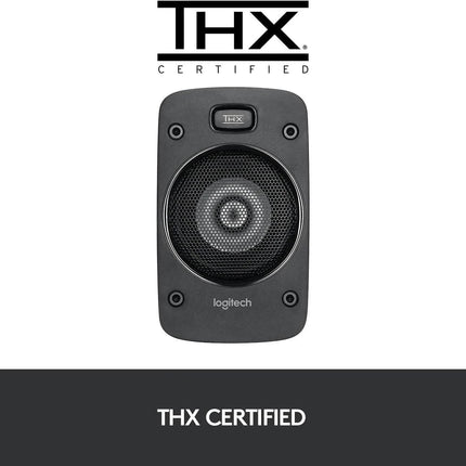 Logitech Z906 5.1 Surround Sound Speaker System - THX, Dolby Digital and DTS Digital Certified (Refurbished)