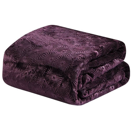 Louvre Embossed Microplush Blanket - Assorted Colors