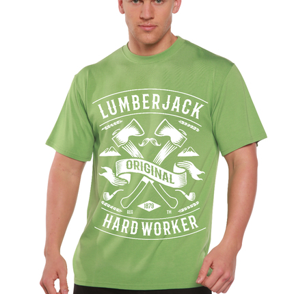 LumberJack Men's Bamboo Viscose/Organic Cotton Short Sleeve Graphic T-Shirt