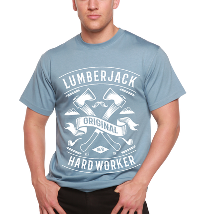 LumberJack Men's Bamboo Viscose/Organic Cotton Short Sleeve Graphic T-Shirt