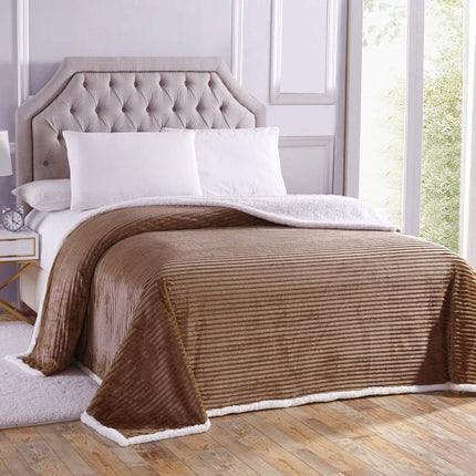 Luxurious Reversible Designer Sherpa