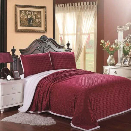 Luxurious Reversible Designer Sherpa Blanket