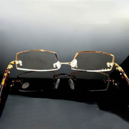 Luxury Men Diamond Glasses