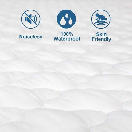 Luxury Ultra-Soft Hypoallergenic Waterproof Mattress Pad