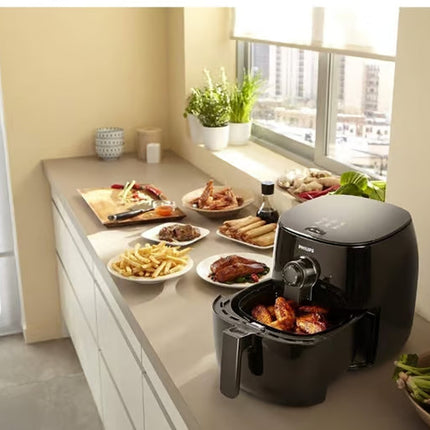 Philips Viva Collection TurboStar Airfryer, Black (HD9621/96) (Refurbished)