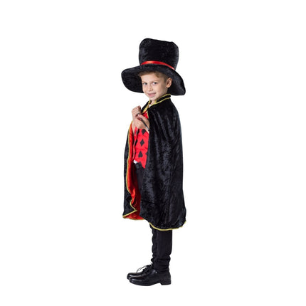 Kids Magician Costume with Tuxedo Jacket, Bow Tie and Magic Style Accessories