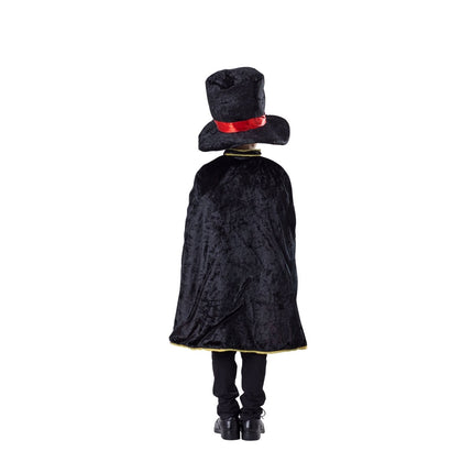 Kids Magician Costume with Tuxedo Jacket, Bow Tie and Magic Style Accessories