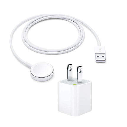 Magnetic Charging Cable for Apple Watch and 5W USB Power Adapter Charger