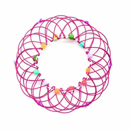 Mandala Decompression Flower Basket & Steel Ring Sensory Toys