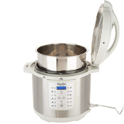 Martha Stewart 8-qt 7-in-1 Digital Stainless Steel Pressure Cooker