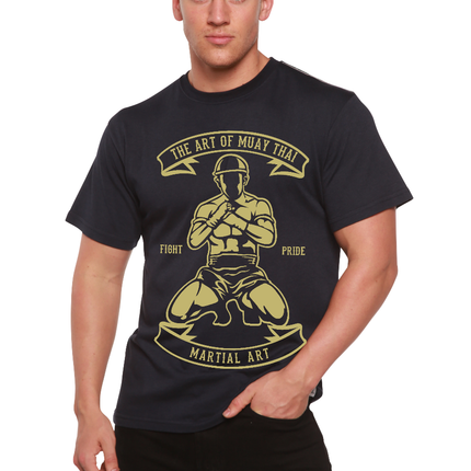 Martial Art Men's Bamboo Viscose/Organic Cotton Short Sleeve Graphic T-Shirt