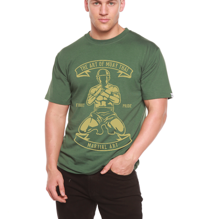 Martial Art Men's Bamboo Viscose/Organic Cotton Short Sleeve Graphic T-Shirt