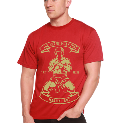 Martial Art Men's Bamboo Viscose/Organic Cotton Short Sleeve Graphic T-Shirt