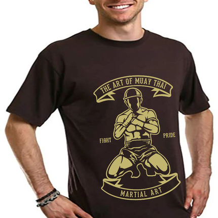 Martial Art Men's Bamboo Viscose/Organic Cotton Short Sleeve Graphic T-Shirt