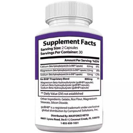 Max Force Keto 60 Count