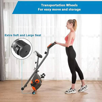 Maxkare MK-4012 Exercise Bike with Arm Resistance Bands