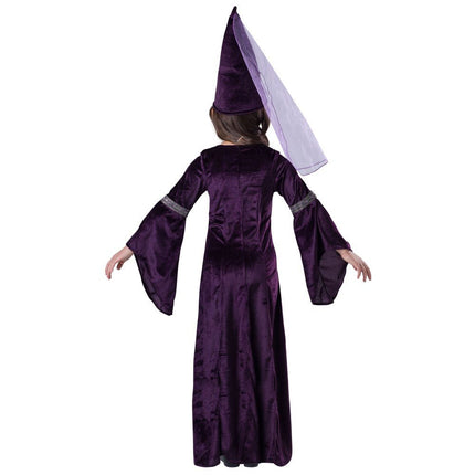 Kids Medieval Princess Costume with Royal Dress and Fantasy Details