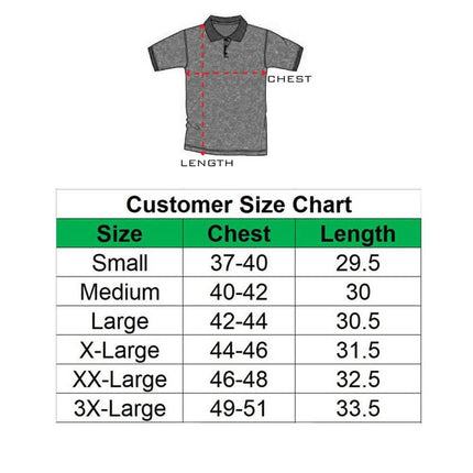 Men's 3-Button Ribbed Short Sleeve Polo