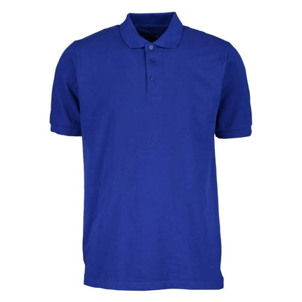 Men's 3-Button Ribbed Short Sleeve Polo