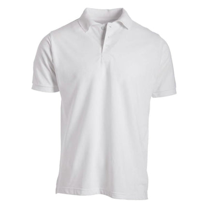 Men's 3-Button Ribbed Short Sleeve Polo