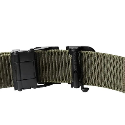 Men's Automatic Metal Buckle Nylon Canvas Webbing Belt