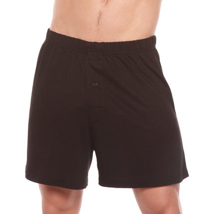 Men's Bamboo Viscose/Cotton Boxer Style Underwear Black Color - 5-pack