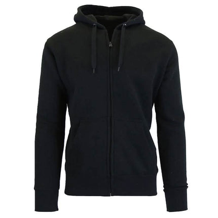 Men's Fleece-Lined Zip Sweater Hoodie