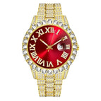Gold with Red Face