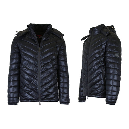 Men's Heavyweight Hooded Puffer Bubble Jacket