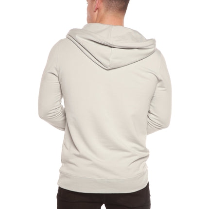 Men's Henley Style Bamboo Viscose Fleece Hoodie
