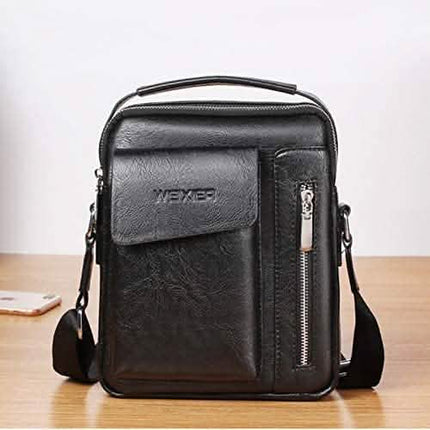 Men's Leather Handbag Small Crossbody Shoulder Bags
