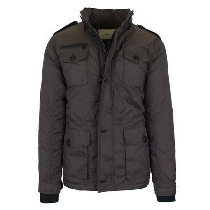 Men's Lightweight Classic Driver Tech Jacket with Tuck Away Hood