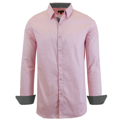 Mens Long Sleeve Dress Shirt