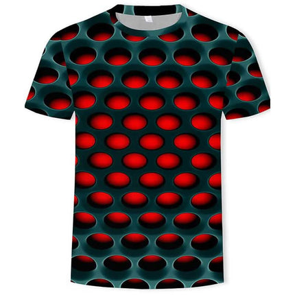 Men's Optical Illusion Plus Size Shirt