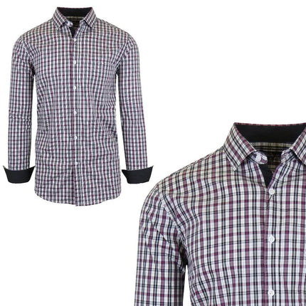 Men’s Quick Dry Slim Fit Stretch Dress Shirts